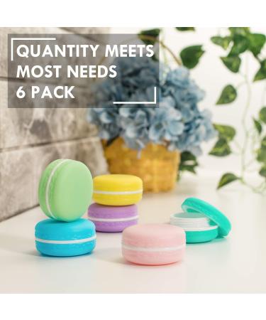 6 x Leak-Proof Macaroon Cosmetic Containers - Travel Storage (10ml) | Perfect for International Shipping - Buy Online on GoSupps.com
