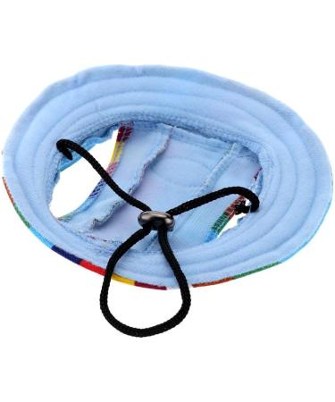 Princess Pet Cap: Dog Canvas Round Hat with Adjustable Chin Strap for Sun Protection (Medium, Color) - Buy Online on GoSupps.com