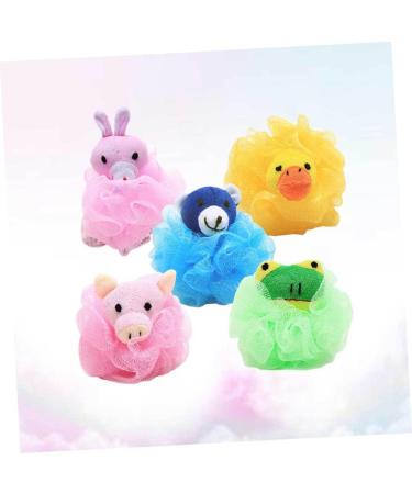 Beavorty 4pcs Bath Ball & Puff Set | Luxurious Bath Accessories & Spa Quality Bath Sponge for Ultimate Relaxation - Buy Online on GoSupps.com