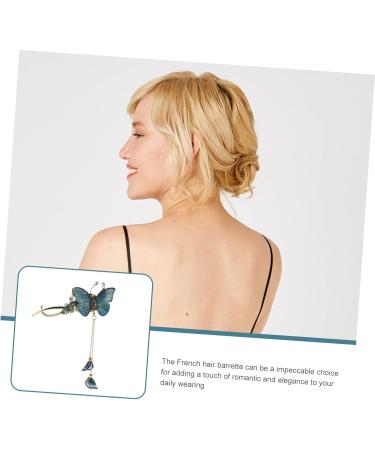 FOMIYES headgear butterfly hair pin fancy hair claw wedding hair bun cage decorative hair clips butterfly hairpin french bun cage bowknot hair clamp retro hair clip alloy girl China tassel - Buy Online on GoSupps.com