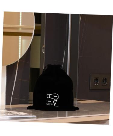 Didiseaon 3pcs Flannel Hair Dryer Bag Curling Iron Travel Bag Hair Curler Travel Bag Hair Tool Travel Bag Hair Dryer Travel Pouch Hair Dryer Attachments Storage Hair Dryer Bag for Travel 26.00X23.00X0.50CMx3pcs Blackx3pcs - Buy Online on GoSupps.com