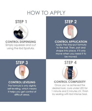 IBD Pro-Hybrid Nail Control Gel Ã¢â¬â 2 oz White LEDUV Nail Enhancement Gel - Buy Online on GoSupps.com