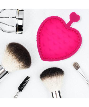 Minkissy Makeup Brush Cleaning Pad | Silicone Brush Cleaner Tray & Mat - Perfect for All Cosmetics - Buy Online on GoSupps.com
