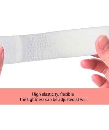 Buy 10 Rolls Self Adhesive Elastic Wrap Bandage - Breathable Cohesive Bandage Tape in White - Perfect for Injury Support & Quick Fixes - Shop Internationally - Buy Online on GoSupps.com