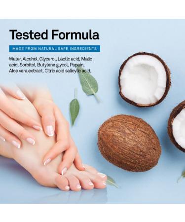 Coconut Foot Peel Mask - Exfoliating Callus Remover for Baby Soft Feet - 2 Pair Pack - Buy Online on GoSupps.com