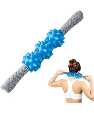 Generic Muscle Roller & Massager - Foam Back Roller for Athletes Full-Body Relief for Legs & Back - Blue - Buy Online on GoSupps.com