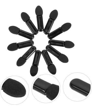 Didiseaon 300 Pcs Mini Eyeshadow Swab Eye Makeup Eyelash Spoolie Concealer Brush Plastic Black - Buy Online on GoSupps.com
