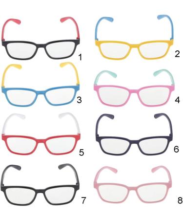 GZYF Kids Flexible Blocking Glasses Anti Eyestrain Computer Video Gaming Eyeglasses UV Eyewear for Boys Girls Black + Red - Buy Online on GoSupps.com