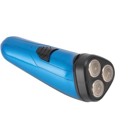 Beard Trimmer Rechargeable Electric Beard Trimmer 3 Multifunctional Floating Heads for Travel (Blue) - Buy Online on GoSupps.com