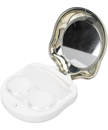 Cartoon Style Contact Lens Container - Light Portable & Safe Travel Protection - Durable Plastic for Disposables (Gold) - Buy Online on GoSupps.com