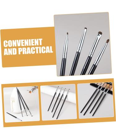 Beatifufu 4pcs Black Eyeliner Precision Brush Make up Eyeliner Brush Eye Makeup Brush Makeup Brush - Buy Online on GoSupps.com