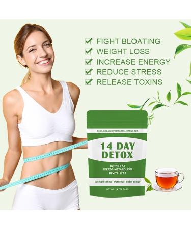 KLYso 14 Day Detox Tea Natural Herbal Cleansing Tea for Refreshing Body and Metabolism Support3PCS - Buy Online on GoSupps.com