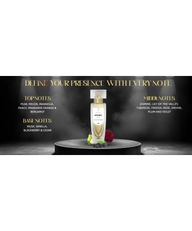 RA.WLS Arabic Aura Perfume for Men & Women 50ml | Pear Jasmine Vanilla & Cedarwood | Long-Lasting Eau de Parfum for All Skin Types - Buy Online on GoSupps.com