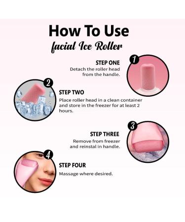 Buy Ice Roller for Face & Eye Puffiness Relief - Reusable Ice Mold Beauty Set - Buy Online on GoSupps.com