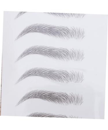 FRCOLOR 2pcs 3d Eyebrow Stickers Hair- Eyebrow Stickers Imitation Eyebrow 6d Eyebrow Trimming The Lazy - Buy Online on GoSupps.com