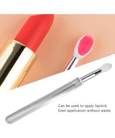 Silicone Lip Brush Reusable Lip Balm Applicator with Cap Lip Double Sided Mini Lipstick Applicator Brushes with Dustproof Cover Scrub Brush Lip Brush Lipstick Makeup Brush for Lipstick Lip Glaze Lip - Buy Online on GoSupps.com