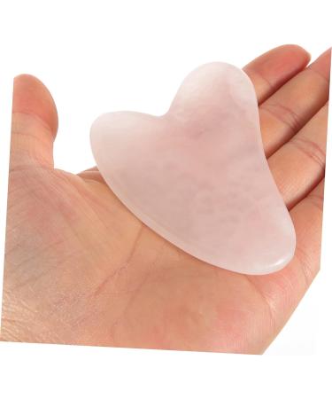 FOMIYES 1 Set Massage Stick Massage Accessories Gemstone Guasha Scraping Jade Facial Massage Tools Jade Face Scraper Roller Massager Pink Crystal Simple Men and Women Carbonatite Jade - Buy Online on GoSupps.com