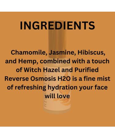 Spritz Yo Face Hemp Chamomile Face Mist - Refreshing Facial Spray 1.7 oz | Natural Hydration for All Skin Types - Buy Online on GoSupps.com