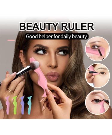 Uonlytech Eyeliner Stencils Silicone Eyeliner Aid Mascara Eyelash Comb Applicator Eyeliner Applicator Tool Gentle Reusable Eyeliner Stencil Eyeliner Tool - Buy Online on GoSupps.com