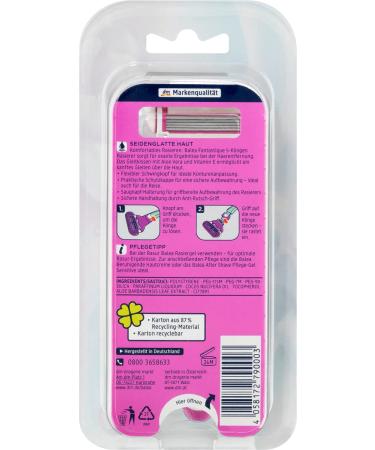 Shop Balea Fantastique 5-Blade Wet Razor - Smooth Shaving for All Skin Types | International Shipping Available - Buy Online on GoSupps.com