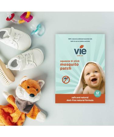 VIE Squeeze & Stick Mosquito Patches (24 Patches) - Long-Lasting Protection - Pack of 24 Count - Buy Online on GoSupps.com