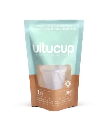 Menstrual Cup - Super Soft and Flexible -100% Medical Grade Silicone -Free from BPA - Wear up to 12 Hours - Made in USA (Model 1 - Medium)