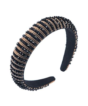 Scicent hair ripe girls rhinestone stand crystal decorated hair bands wide with hair ripe party wedding headdress hair jewelry for women vacation birthday party - 16413