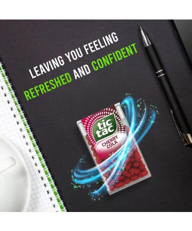 Cherry Cola Tic Tac Mint Sweets - 6 Count Pack for Refreshing Little Moments - By VR Angel - Buy Online on GoSupps.com