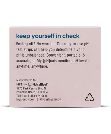 Loyal in My PH EELS Feminine pH Test Strips 3-5.5 - 100 Tests | Fast Results for pH Level Monitoring and Self-Care Routine - Buy Online on GoSupps.com
