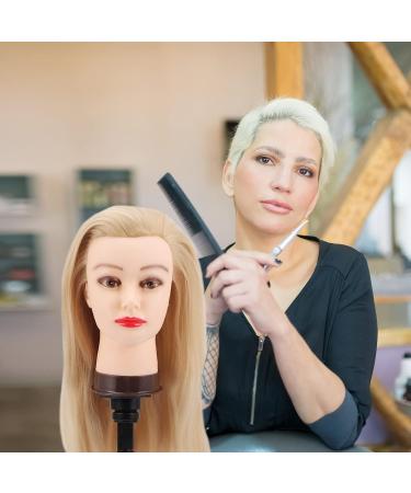 Lurrose Hairdressing Tool Training Manikin Head - Cosmetology Practice for Haircut Dyeing & Styling - Buy Online on GoSupps.com