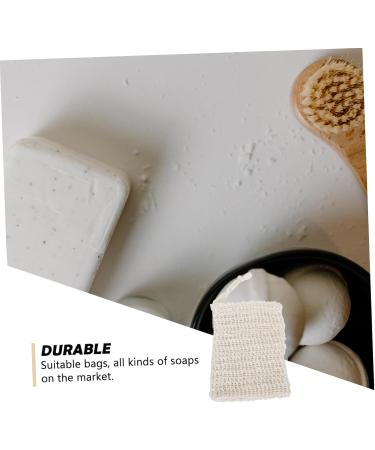 Healeved 10pcs Soap Foaming Foaming Bags Soap Foaming Net Natural Soap Bag Loofah Soap Bag Sisal - Buy Online on GoSupps.com