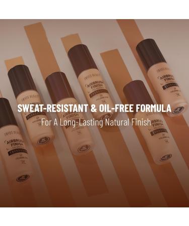 SSW-wiss BeautTT-y Airbrush Finish Lightweight Foundation | Full Coverage Blendable Foundation For Face Makeup |With Benefits Of Hyaluronic Acid Aloevera And Vitamin E | 30Ml | Shade- Caramel Beige - Buy Online on GoSupps.com