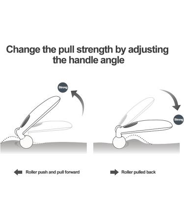 Grebest Y-Shape Face Roller Tool - 3D Massager with Ergonomic Handle 360 Rotatable Balls for Wrinkle Reduction & Skin Tightening - Golden - Buy Online on GoSupps.com