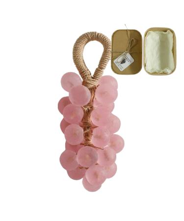 Body Shower Gel Natural Handmade Cleanser in Grape Shape Solid Soap for men women children face shower skin hygiene health household