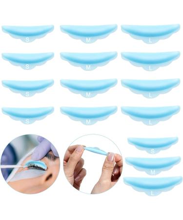 48-Piece Silicone Eyelash Lift Rods - S/M/L Sizes | Curler Perming Pads for Makeup Beauty | Blue - Buy Online on GoSupps.com