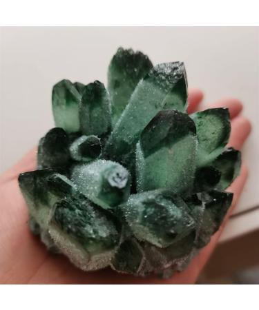 Crystal Rough Natural Crystal Rough Specimen Green Ghost Phantom Quartz Crystal Cluster Rock Stones Crystals ReikiSpecimen Home Decor GiftStone (Size : 400-500 g) - Buy Online on GoSupps.com