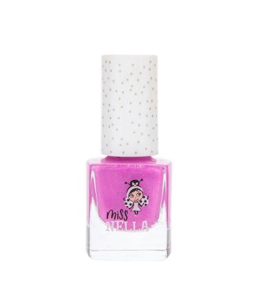 Miss Nella Summer Movement Nail Polish Set Non-Toxic Peel-Off Glitter for Kids | Pink Purple Peach & Yellow | Water-Based & Odorless - Buy Online on GoSupps.com