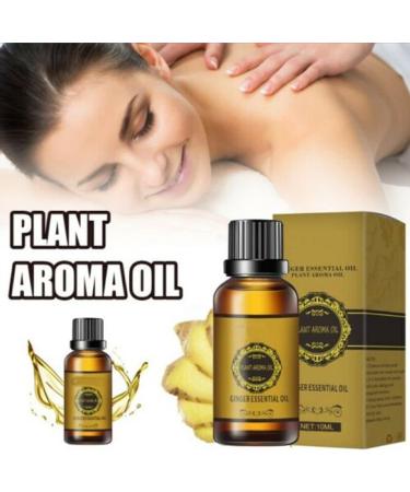 Natural Ginger Essential Oil for Slimming & Massage | 6PCS Box - Aromatherapy Belly Drainage Oil - Buy Online on GoSupps.com