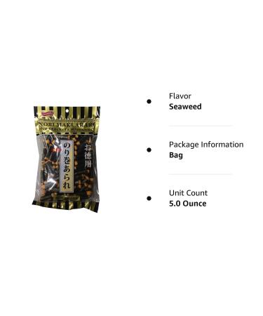 Nori Maki Arare Rice Crackers with Seaweed 5 oz - 1 Pack - Buy Online on GoSupps.com