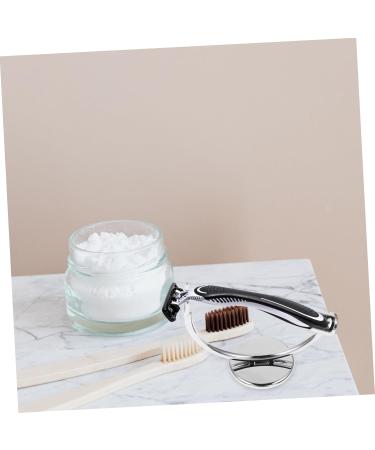 FRCOLOR 2 Pack Metal Razor Stand - Stainless Steel Shaving Holder Stable & Stylish Organizer Perfect Gift for Men - 10.5x8.7cm - Buy Online on GoSupps.com