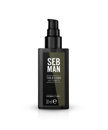 SEB MAN THE GROOM Hair and beard oil with argan oil Hair oil for smoothness definition and - Buy Online on GoSupps.com