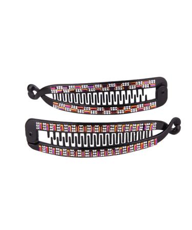 KALLORY 3pcs Rhinestone Horsetail Wild Pins Set - Women's Vertical Hair Accessories with Golden Clincher - Perfect Birthday Gift - Buy Online on GoSupps.com