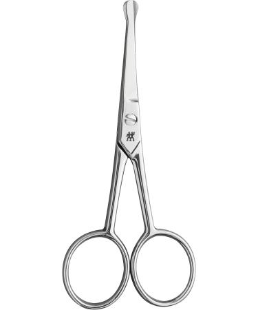 ZWILLING Nose Hair and Ear Hair Scissors Beard Scissors Made of Stainless Steel with Straight Rounded Tip Silver