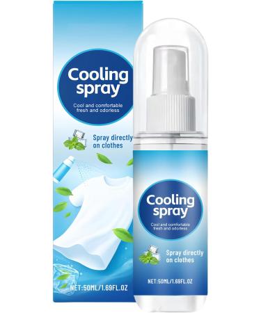 Cool Spray Refreshing Liquid Soothing Solution 50ml Cooling Mist Portable Chill Spray Instant Refreshment Dispenser Quick Relief Practical Temperature Control Soft Comfort - Buy Online on GoSupps.com