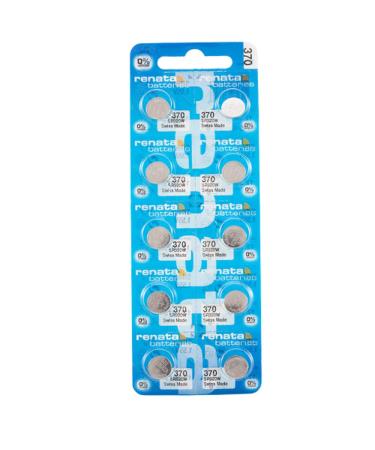 Renata Silver Oxide Watch Battery 371 - SR920SW (10 Batteries)