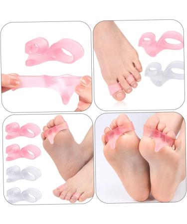 Hemoton 4 Pairs Double Hole Toe Splitter Thumb Splints - Nail Art Tools for Big Toe Hammertoe, Straightener, Separator, Spacers, Bunion Correctors - Aldult Orthotics Protector - Buy Online on GoSupps.com