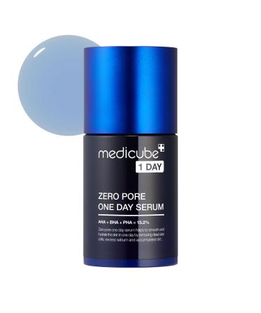 Medicube Zero Pore One-day Serum 1.01 fl.oz - Overnight Resurfacing Serum with Pore Tightening Complex - 15.2% AHA+BHA+PHA & 2% Niacinamide - 10.8% reduction in pore appearance after one day of use