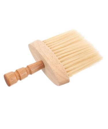 Minkissy hairdressing brush hair dust brush neck staubwedel cleaning brush hair neck cleaning brush staubwedel brush for the neck tool special brushes lotus tree broken hair man