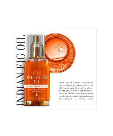 Tyrrel Professional Indian Fig Oil Repair - 1.6 Oz | Best Treatment for Damaged, Chemically Treated Hair | Promotes Shine and Softness | Anti-Aging Anti-Oxidant Oil - Buy Online on GoSupps.com