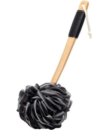 Loofah Bath Set with Loofah Stick, 2 Sponge Poufs & Shower Hook - Buy Online on GoSupps.com